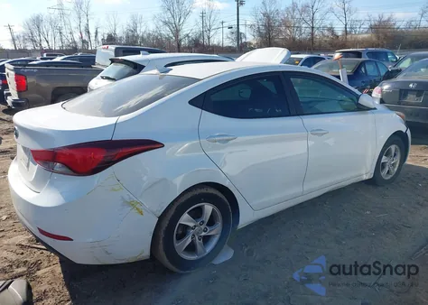 2014 Hyundai Elantra Se from USA, damaged, VIN 5NPDH4AE2EH484033